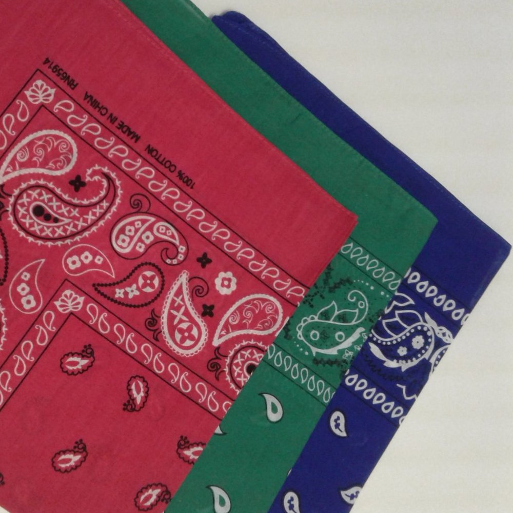 Bandana 7 Paisley Face Mask 100% Cotton